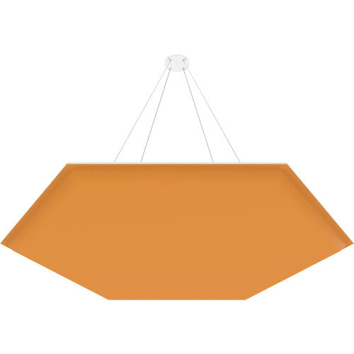 Vicoustic VICB05168 Hexagon ViCloud VMT 3D - Paquet de 4 (Orange citrouille)