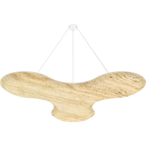 Vicoustic VICB05188 Petal ViCloud VMT 3D Natural Stones - 4 Pack (Travertino Classico)