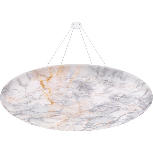 Vicoustic VICB05219 Pierres naturelles rondes ViCloud VMT 3D - Paquet de 4 (Calacatta Carrara)