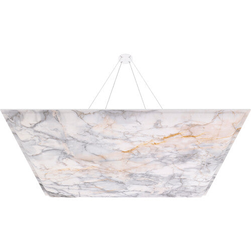 Vicoustic VICB05255 Square ViCloud VMT 3D Natural Stones - 4 Pack (Calacatta Carrara)