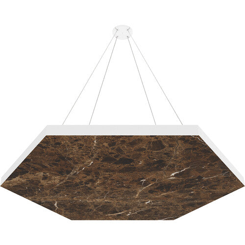 Vicoustic VICB05293 Hexagon ViCloud VMT Flat - Paquet de 4 (Pierres Naturelles Emperador Dark)