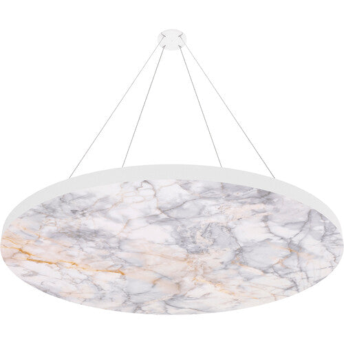 Vicoustic VICB05363 Rond ViCloud VMT Plat - Paquet de 4 (Pierres Naturelles Calacatta Carrara)