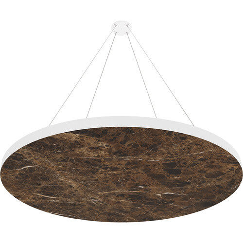 Vicoustic VICB05365 Rond ViCloud VMT Plat - Paquet de 4 (Pierres Naturelles Emperador Dark)