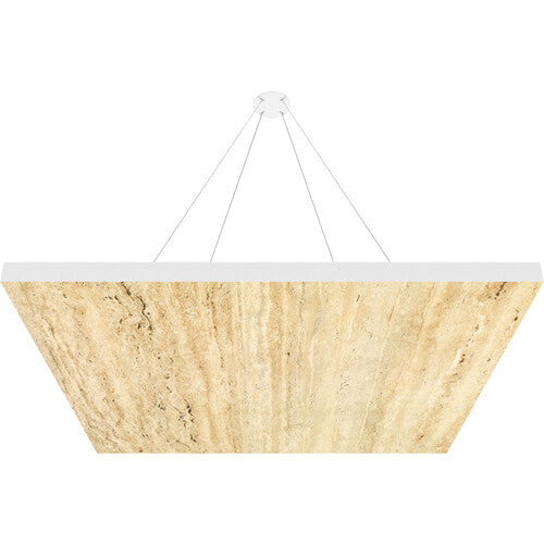 Vicoustic VICB05404 Square ViCloud VMT Flat - 4 Pack (Natural Stones Travertino Classico)