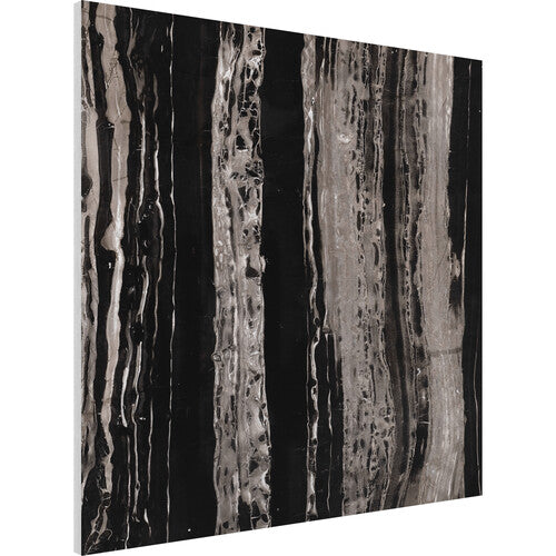 Vicoustic VICB05810 Flat Panel VMT Wall and Ceiling Acoustic Tile Natural Stones - 8 Pack (Port Black)