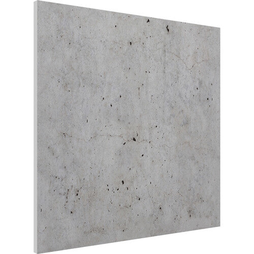 Vicoustic VICB06186 Flat Panel VMT Wall and Ceiling Acoustic Tile Concrete FR - 4 Pack (Pattern 1)