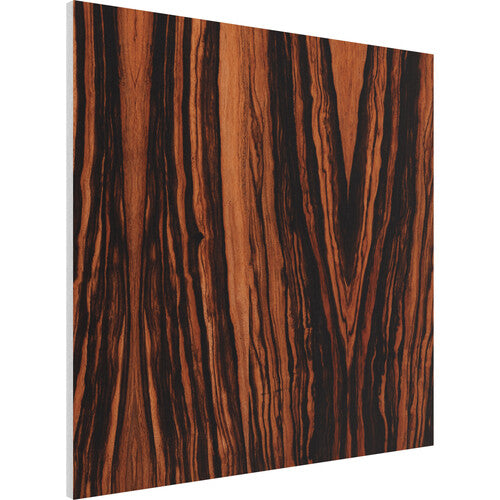 Vicoustic VICB06196 Flat Panel VMT Wall and Ceiling Acoustic Tile Natural Woods FR - 4 Pack (Ebony)