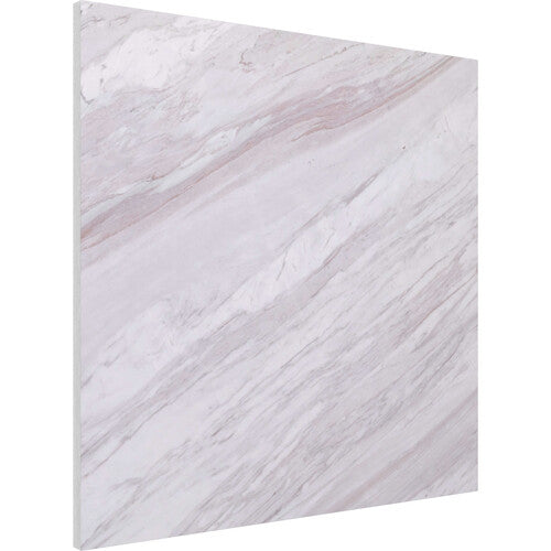 Vicoustic VICB06203 Flat Panel VMT Wall and Ceiling Acoustic Tile Natural Stones FR - 4 Pack (Calacatto Cremo