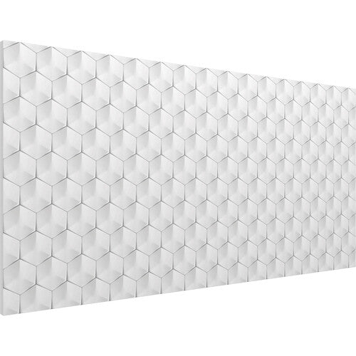 Vicoustic VICB06222 Carreaux acoustiques pour murs et plafonds VMT à panneau plat 3D – Lot de 4 (modèle 4)