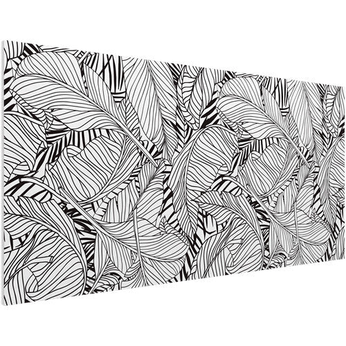 Vicoustic VICB06228 Flat Panel VMT Wall and Ceiling Acoustic Tile Nature - 4 Pack (Palm B&W)