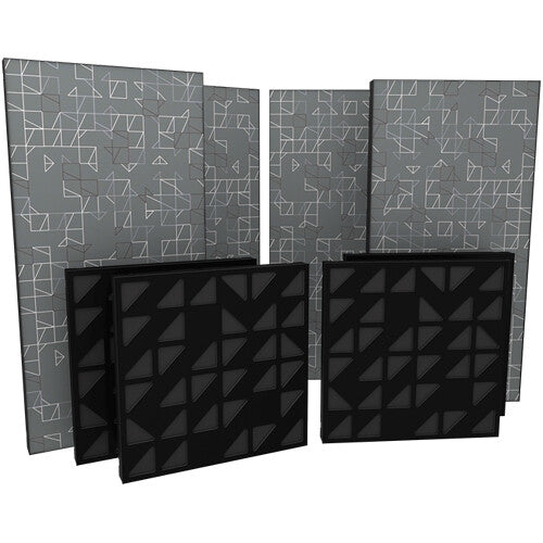 Vicoustic VICB06260 Walls and Ceiling Kit - Pack of 12 (Dark Gray Pattern)