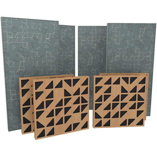 Vicoustic VICB06256 VicCinema VMT Walls and Ceiling Kit - 12 Pack (Rosemary Green Pattern)