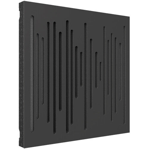 Vicoustic VICB06333 Wavewood Diffuser Ultra MKII Acoustic Panel - 3 Pack (Matte Black)