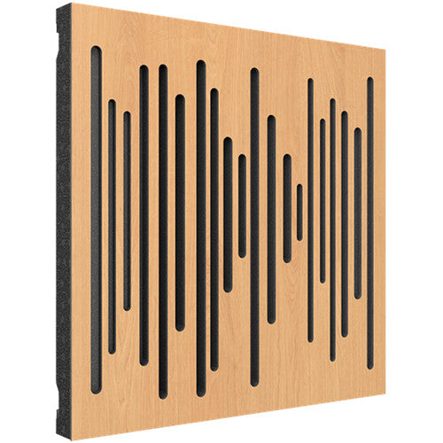 Vicoustic VICB06338 Wavewood Diffuser Ultra MKII Acoustic Panel - 3 Pack (Natural Oak)