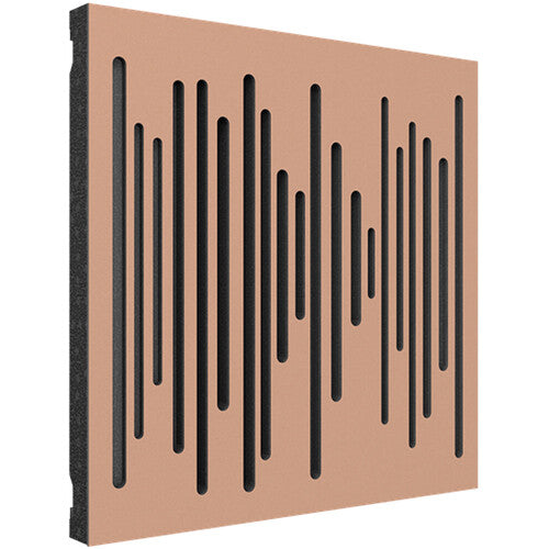 Vicoustic VICB06339 Wavewood Diffuser Ultra MKII Acoustic Panel - 3 Pack (Metallic Copper)