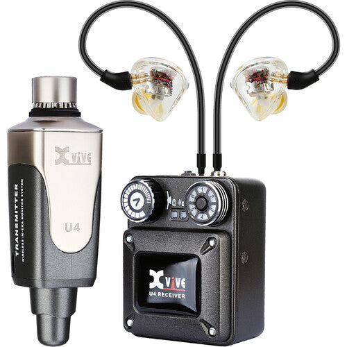 Xvive U4T9 1-Person Wireless In-Ear Monitor System with T9 In-Ear Monitors (2.4 GHz)