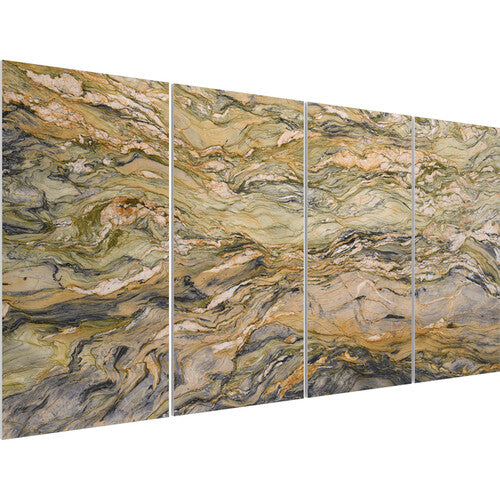 Vicoustic VICB06243 Flat Panel VMT Wall and Ceiling Acoustic Tile Natural Stones - 4 Pack (Fusion Wow)