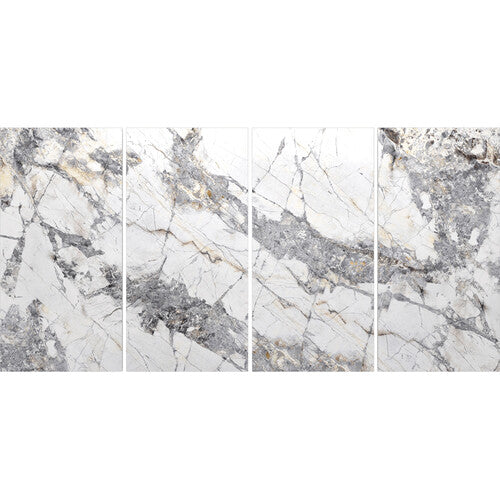 Vicoustic VICB06245 Flat Panel VMT Wall and Ceiling Acoustic Tile Natural Stones - 4 Pack (Invisible Gray)