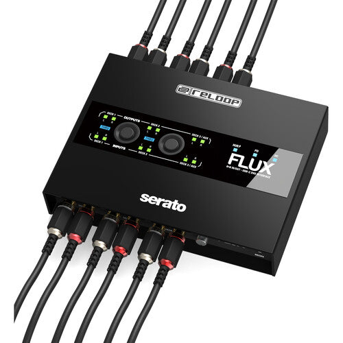 Interface Reloop FLUX 6x6 USB-C DVS pour Serato DJ Pro
