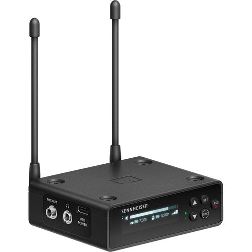 Sennheiser EW-DP ENG SET Système de microphone combiné numérique sans fil à montage sur caméra (R1-6 : 520 à 576 MHz)