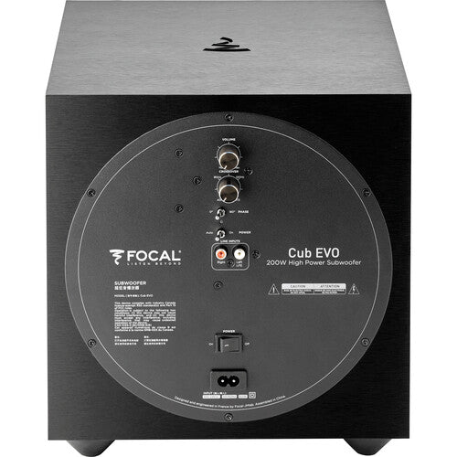 Focal FOACPASIBA1B020 Evo Système d'enceintes avec son surround Dolby Atmos 5.1.2