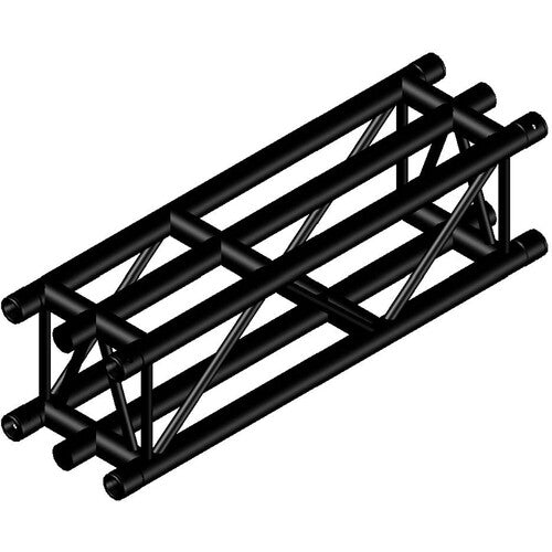 Global Truss DT36-100-BLK Square Truss Straight Segment (Black) - 3.28'