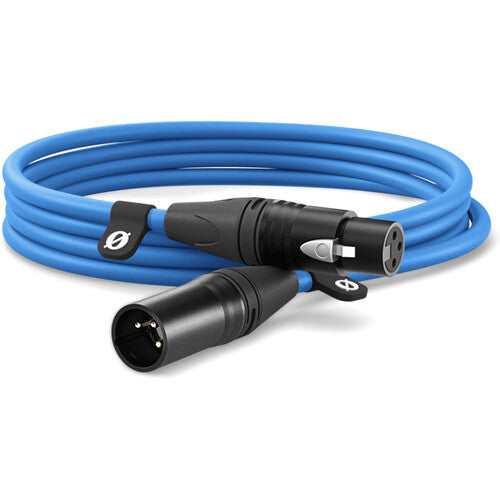 Rode XLR3M-B XLR Male to XLR Female Cable (9.8', Blue)
