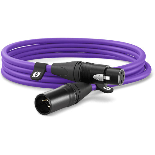 Rode XLR3M-PU XLR Male to XLR Female Cable (9.8', Purple)