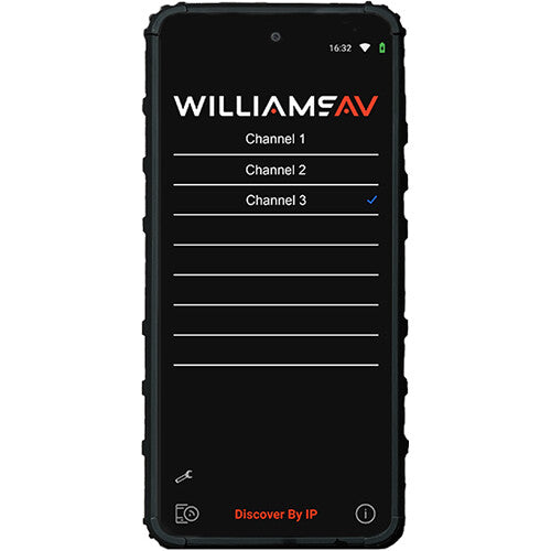 Récepteur Wi-Fi AV Williams avec étui USB et accessoires