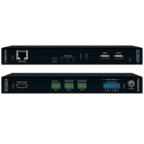 Key Digital IP1022DEC-II AV-Over-IP Decoder with KVM/USB and Audio De-Embedding