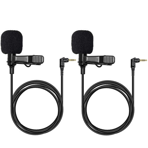 Hollyland OLM02P2 Omnidirectional Lavalier Microphone Set (Pack of 2)