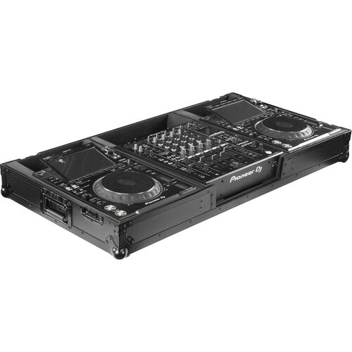 Odyssey FZDJMA9CDJWBL Étui cercueil DJ avec roulettes pour Pioneer DJM-A9 / CDJ-3000 ou équipement de taille similaire (étiquette noire)