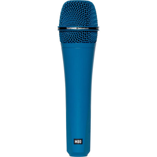 Telefunken M80 Custom Handheld Supercardioid Dynamic Microphone (Blue Body, Blue Grille)