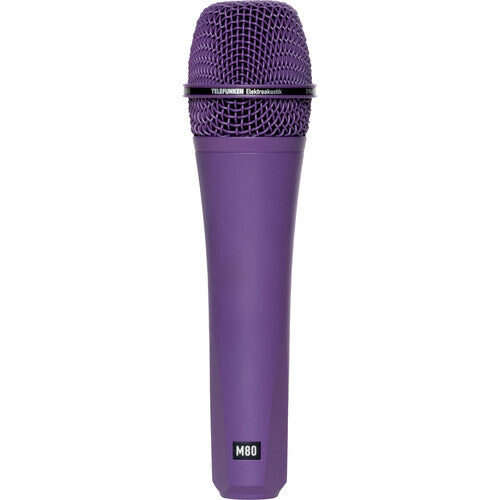 Telefunken M80 Custom Handheld Supercardioid Dynamic Microphone (Purple Body, Purple Grille)