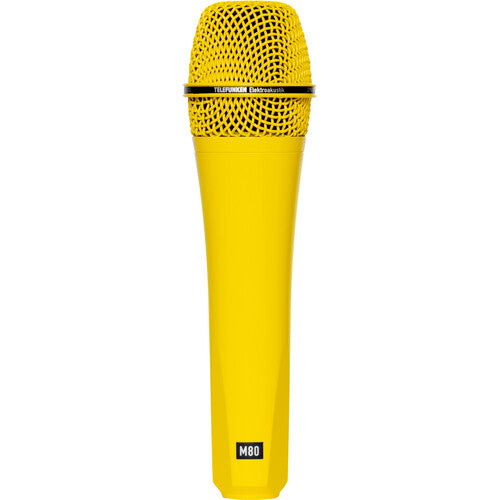 Telefunken M80 Custom Handheld Supercardioid Dynamic Microphone (Yellow Body, Yellow Grille)