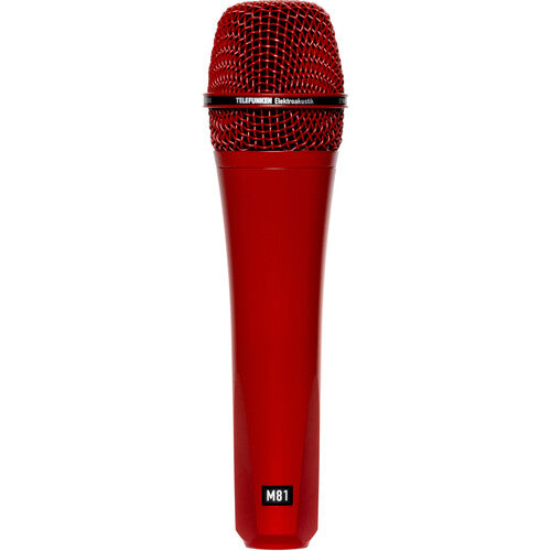 Telefunken M81 Custom Handheld Supercardioid Dynamic Microphone (Red Body, Red Grille)