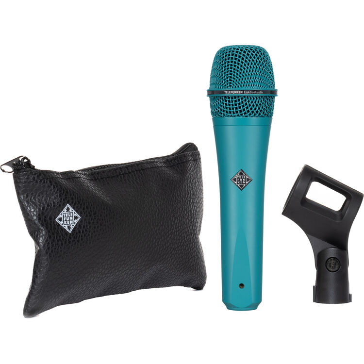 Telefunken M81 Custom Handheld Supercardioid Dynamic Microphone (Turquoise Body, Turquoise Grille)