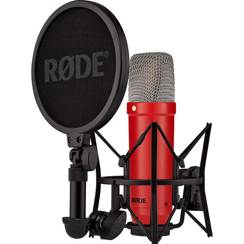 Rode NT1 SIGNATURE Microphone à condensateur à large membrane (rouge)