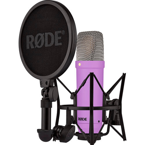 Rode NT1 SIGNATURE Large-Diaphragm Condenser Microphone (Purple)