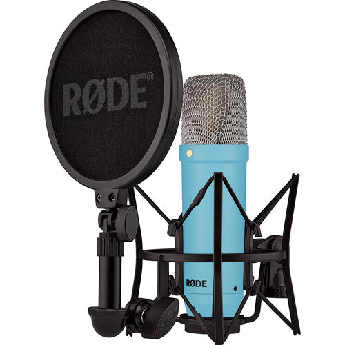 Rode NT1 SIGNATURE Microphone à condensateur à large membrane (bleu)