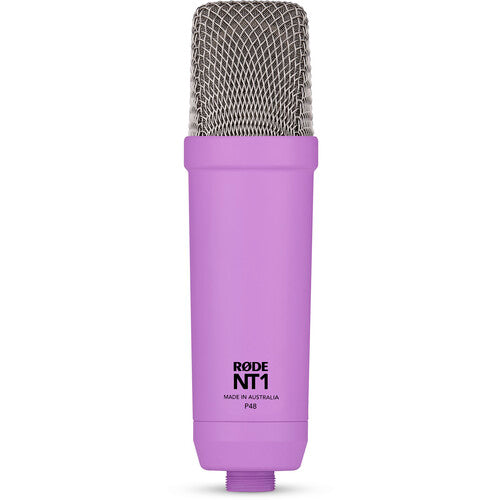 Rode NT1 SIGNATURE Large-Diaphragm Condenser Microphone (Purple)