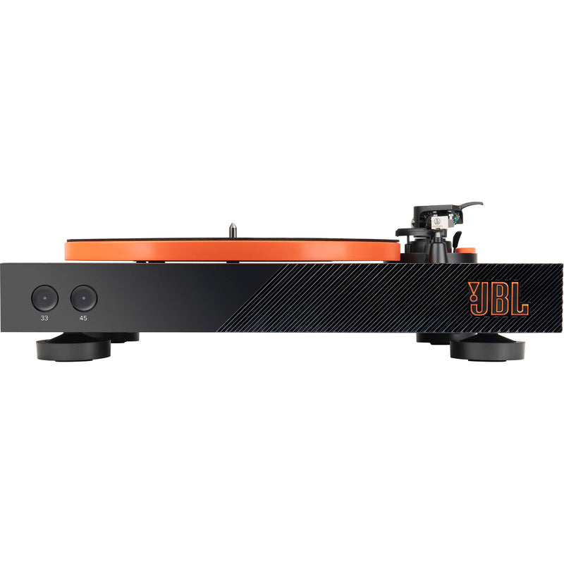 JBL SPINNER BT Platine vinyle manuelle à deux vitesses avec Bluetooth (noir et orange)