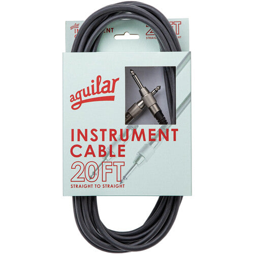 Aguilar AGINST20SS Straight to Straight Connector Instrument Cable - 20'