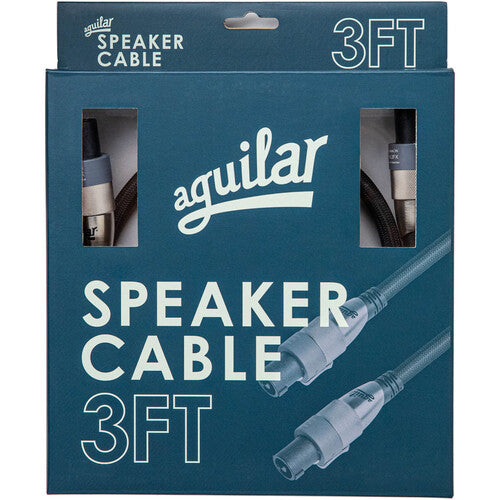 Aguilar AGSPK3 Speaker Cable with Speakon Connectors - 3'