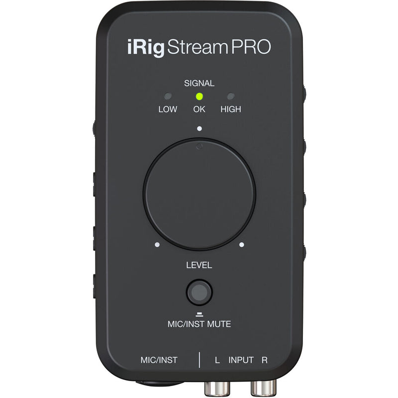 IK Multimedia IRIG STREAM PRO Ultracompact 4x2 Audio Interface for Computers, Smartphones, and Tablets