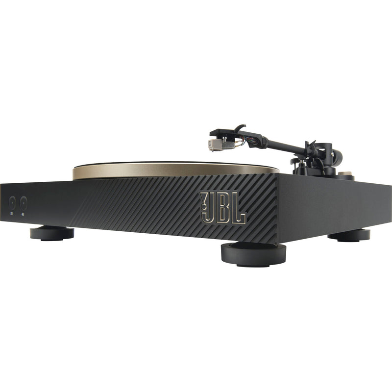 JBL SPINNER BT Platine vinyle manuelle à deux vitesses avec Bluetooth (noir et or)