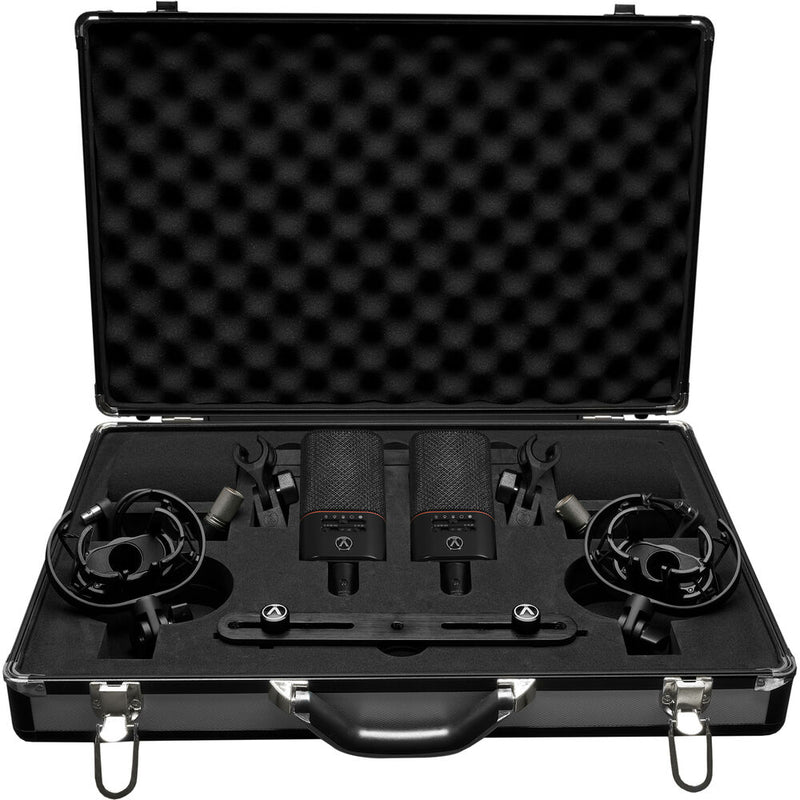 Austrian Audio OC818 Dual Set Plus Large-Diaphragm Multipattern Condenser Microphone (Matched Pair, Black)