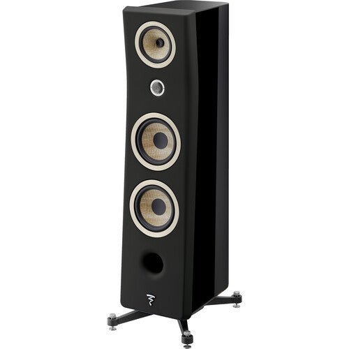 Focal FOAEFBKN3B0B900 Kanta N°3 Floorstanding Speaker (High-Gloss Black/Black Mat)