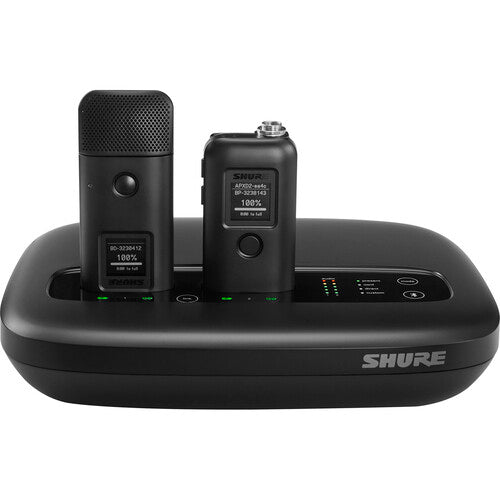 Shure MXWAPXD2-Z10 Combined All In One 2 Channel Wireless Tranceiver, Charger and Audio DSP