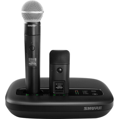 Shure MXWAPXD2-Z10 Combined All In One 2 Channel Wireless Tranceiver, Charger and Audio DSP